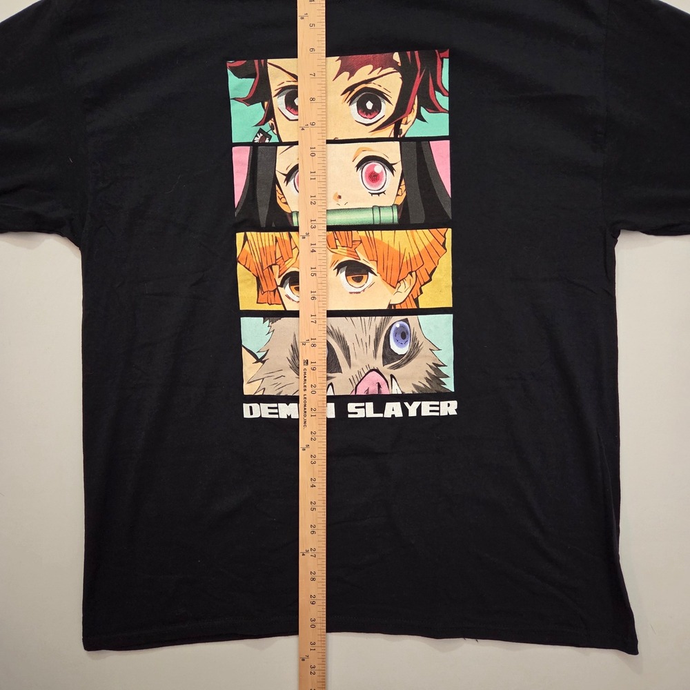 Demon Slayer‎ Anime T-Shirt Manga Graphic Tee Tanjiro Nezuko Inosuke XL - Picture 6 of 7